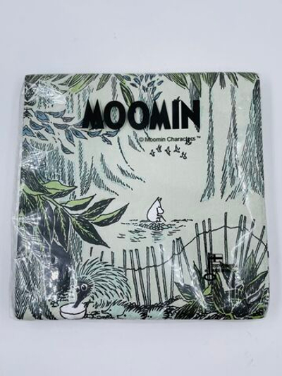 Салфетки бумажные Moomin, Тоска, светло-зеленые 33х33 см, 20 салфеток (из Финляндии)