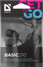 Наушники DEFENDER 63211 BASIC 210 black