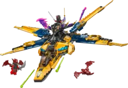 Конструктор LEGO Ninjago 71833 Суперштормовой самолет Раса и Арина