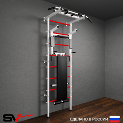 Шведская стенка Sv Pro 804 (Турник Pro/Брусья/стойка/Скамья)