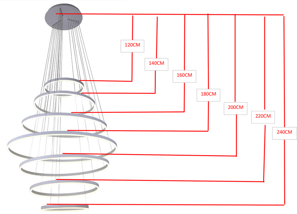 Подвес Kink Light Тор белый Led 284W 8537,01