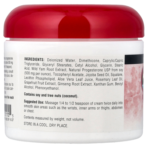 Source Naturals, крем с прогестероном, 113,4 г (4 унции)