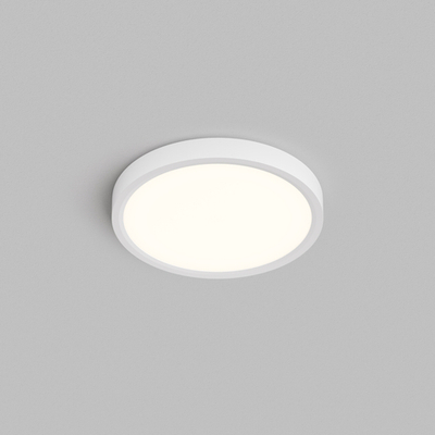DK6520-WH Накладной светильник THIN, IP40, 18W, 3000K/4000K/6500K, переключатель цветовой температуры на корпусе, белый, полимер
