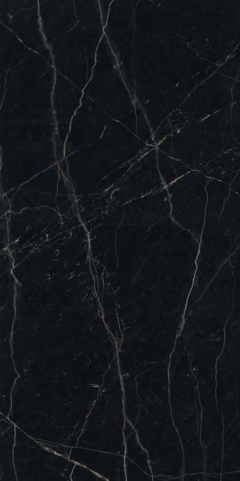 Керамогранит 75x150 см ATLAS CONCORDE MARVEL DREAM Black Atlantis Lap A7FV 9мм глянц.
