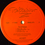 Accept ‎– I'm A Rebel (Скандинавия 1980г.)