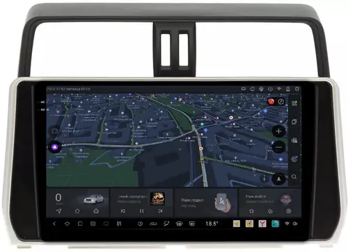 Магнитола для Toyota Land Cruiser Prado 150 2017-2023 - Kuberg DUDU7 OL-1680 QLed+2K, Android 13, Быстрейшая, UIS7870 (DUDU7), CarPlay, SIM-слот