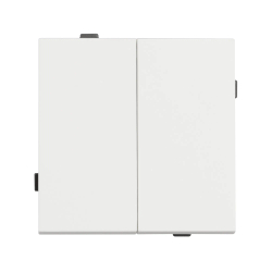 Механизм выключателя двухклавишный непроходной SWT-TENDO-MK02-SFPL-WH (230V, 10A) (Arlight, -) 054547