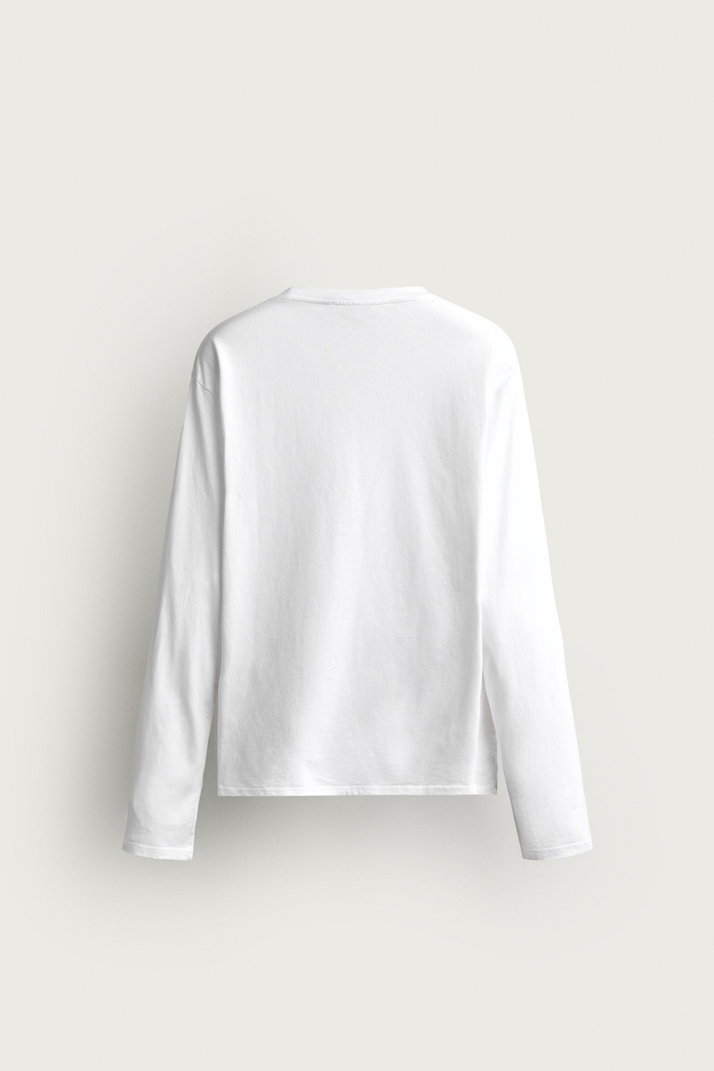 ФУТБОЛКА RELAXED-FIT С ДЛИННЫМИ РУКАВАМИ — ZARA