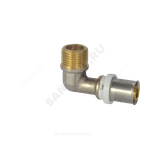 Угольник МП латунь никель пресс Дн 16х1/2"х90гр НР ГОСТ 32415-2013 8006 Aquasfera 8006-01
