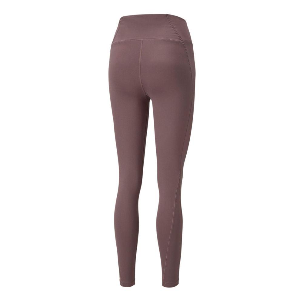 Женские теннисные брюки Puma Studio Yogini Cross Waist Full Tight Women - Brown