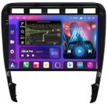 Магнитола для Porsche Cayenne 1 2002-2010 - FarCar BM443M-2K монитор 9.5" 2K QLED на Android 14, Быстрая, CarPlay, 4G SIM-слот