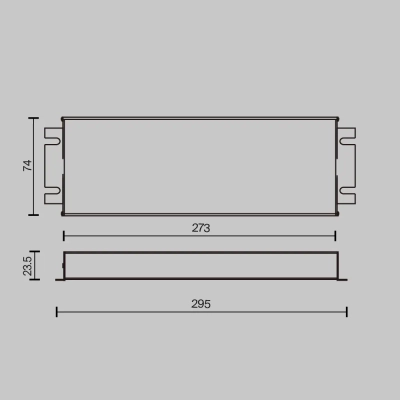Источник напряжения TRIAC 24В 300Вт IP67, 734005. TM Maytoni