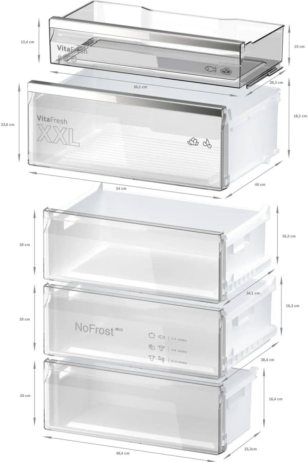 Двухкамерный холодильник Bosch KGN49AIBT