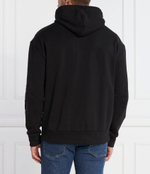 Худи DOUBLE FLOCK LOGO HOODIE Calvin Klein - черный(K10K111815)