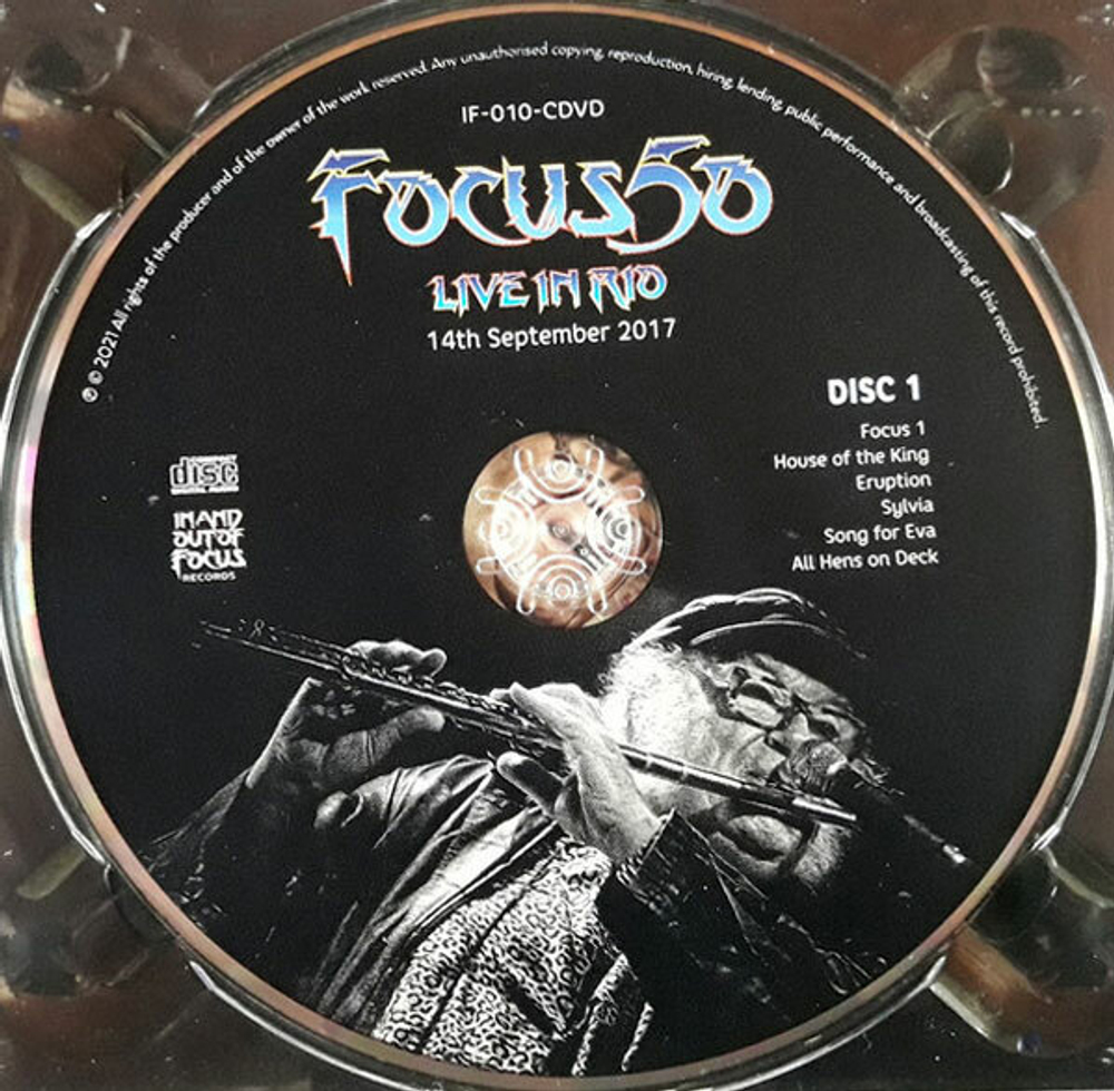 Focus / Focus 50: Live In Rio - Completely Focussed (3CD+Blu-ray)