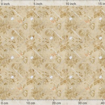 Винтаж цветы розы старая бумага Vintage flowers roses paper by JuliaPop 714 DPI