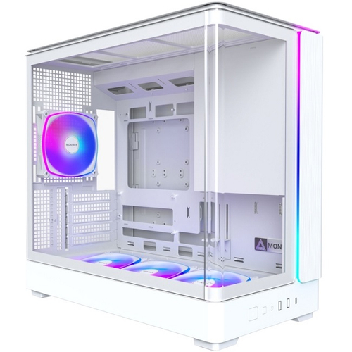 Корпус Mini-Tower Montech KING 15 PRO, Micro-ATX, белый (KING15PW)
