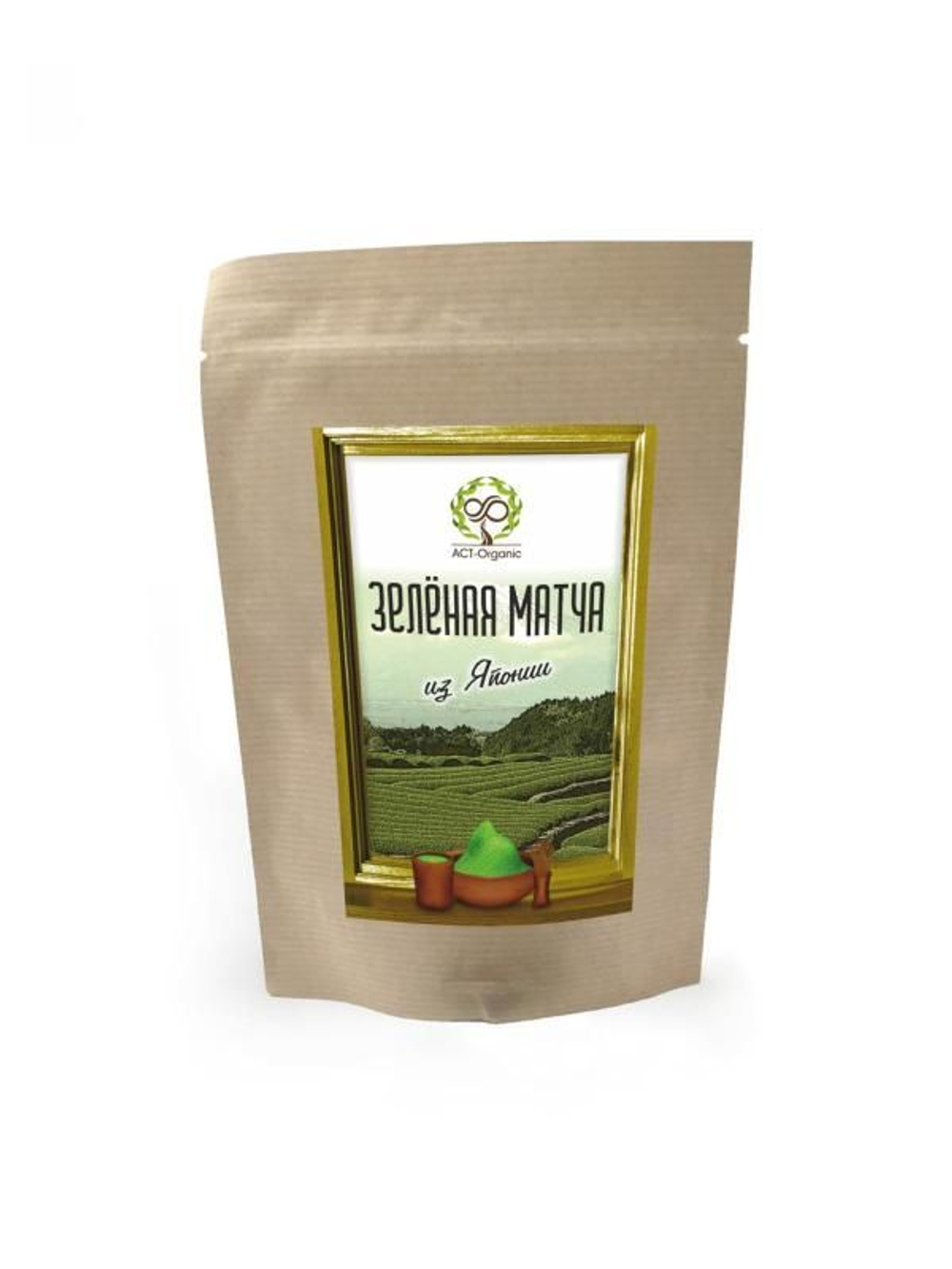 Зеленый чай Матча из Японии ACT-Organic