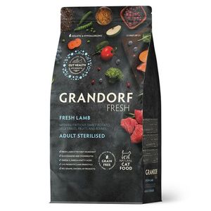 Сухой корм GRANDORF Fresh Cat STERILISED Lamb&Sweet Potato для стерилизованных кошек из свежего мяса ягненка с бататом