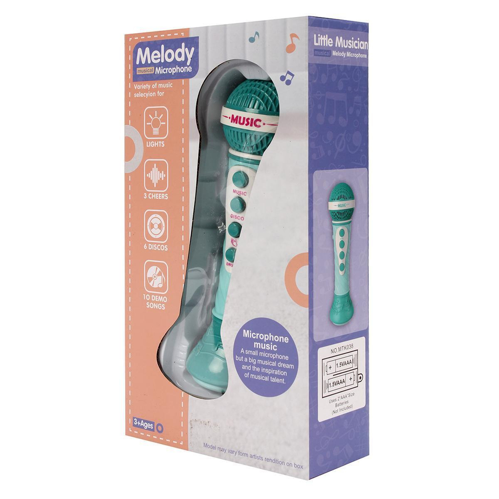 Микрофон на бат., коробка MTK039