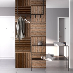 Панель Стеновая Акустическая Comfort (Комфорт), Базис, Пекан, 600х600х9 мм