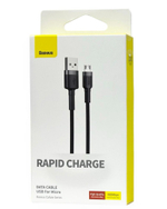 Usb Кабель-зарядка Micro Baseus Cafule 1м (CAMKLF-BG1) серебристо-черный