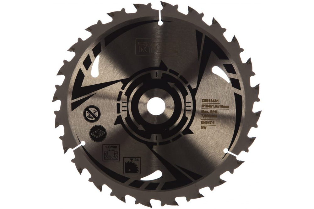 Диск пильный (184х16 мм; 24 Т) CSB184A1 Ryobi 5132003615