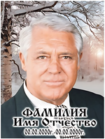 Цветной портрет стекло триплекс