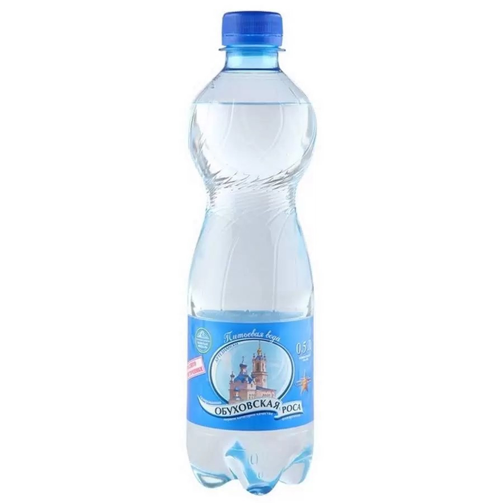 Питьевая вода Обуховская роса газ. 0,5л*12шт ПЭТ