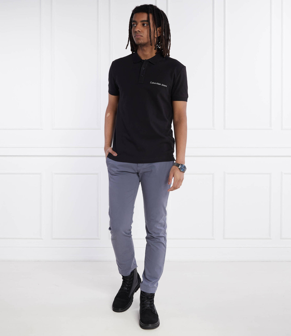 Поло INSTITUTIONAL CALVIN KLEIN JEANS - черный(J30J325495)