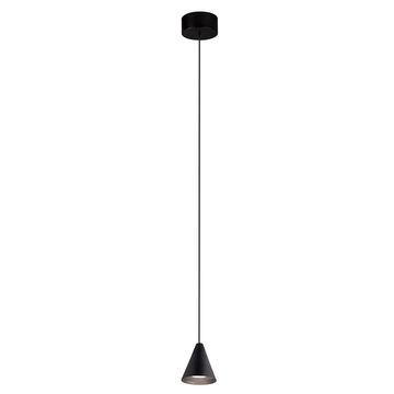 Подвесной светодиодный светильник 8W 4000K CLT 066C70P BL чёрный Crystal Lux