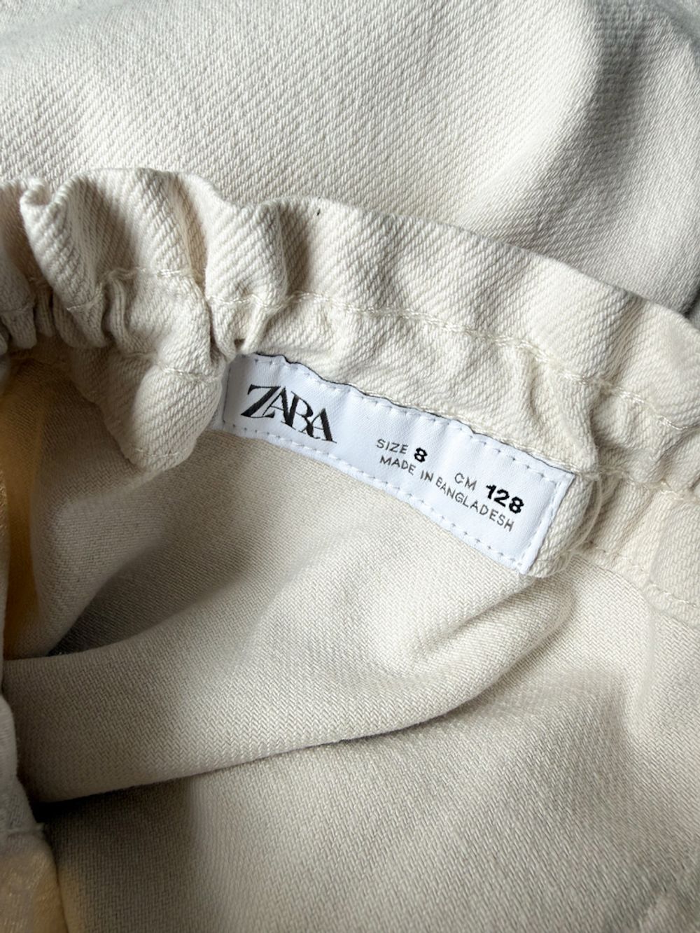 Брюки из денима Zara, 128