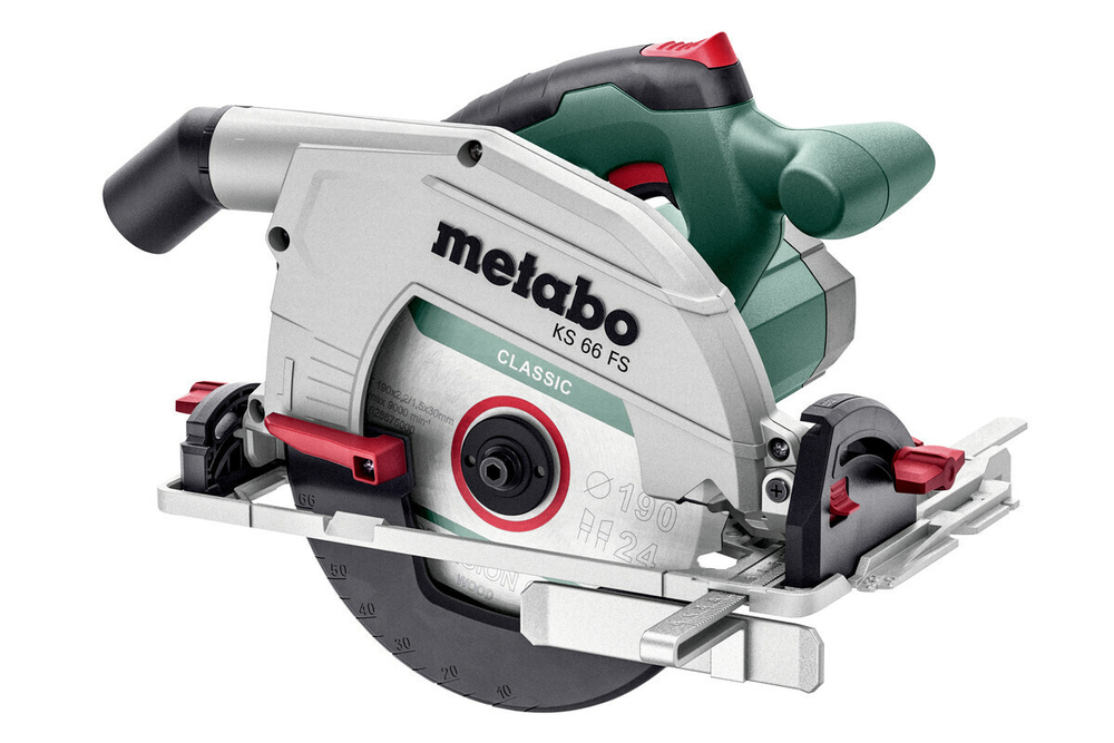 Эл. пила дисковая Metabo KS 66 FS 1500Вт, 66мм,