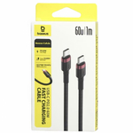 Кабель-зарядка Type-C на Type-C Baseus Cafule 100W 1м CATKLF-G91 красно-чёрный