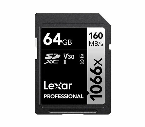 Lexar Professional  SDXC 64GB 1066x UHS-I U3 V30