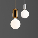 Pendant design lamp Aballs  by Parachilna (Gold,  D15)
