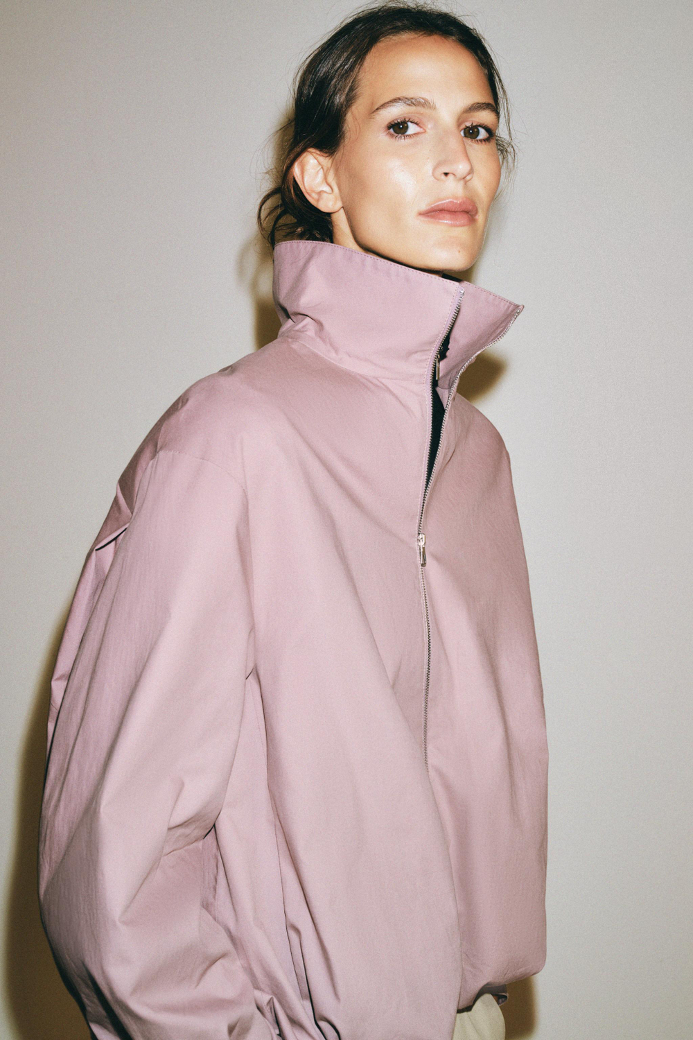 КУРТКА С ВОРОТНИКОМ-СТОЙКОЙ ZW COLLECTION — ZARA