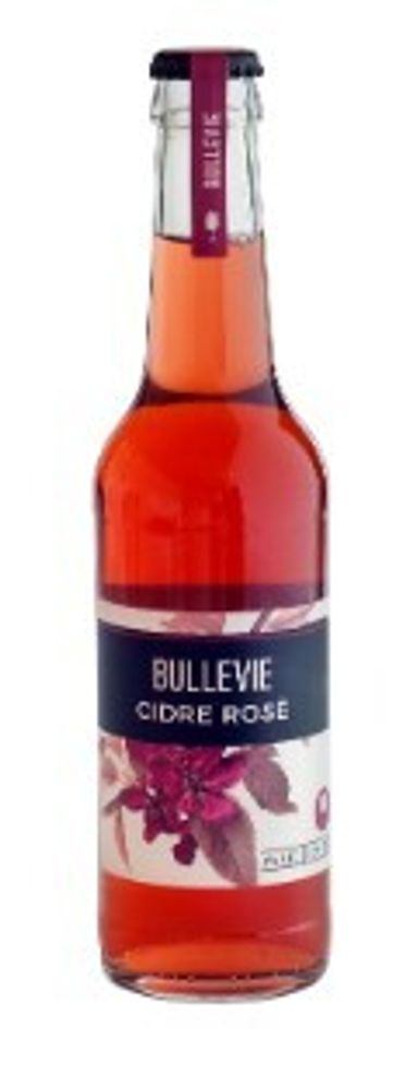 Сидр игристый полусухой Bullevie Rose 0.33 стекло - 10 шт