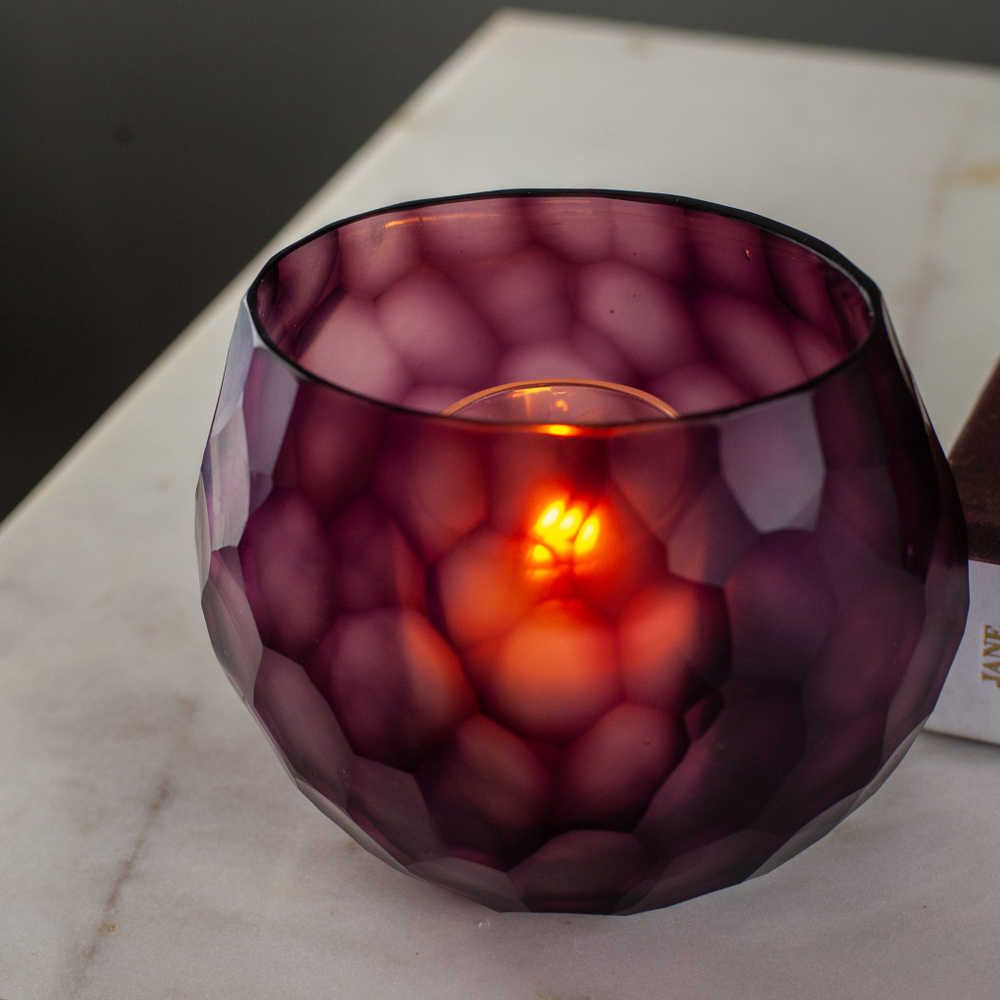 Ваза Guaxs Somba Light Amethyst/Amethyst, 8 см