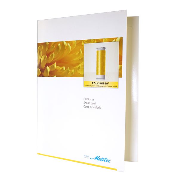 _00_ Карта цветов ниток: Карта цветов нитей Mettler Amann Poly Sheen A4