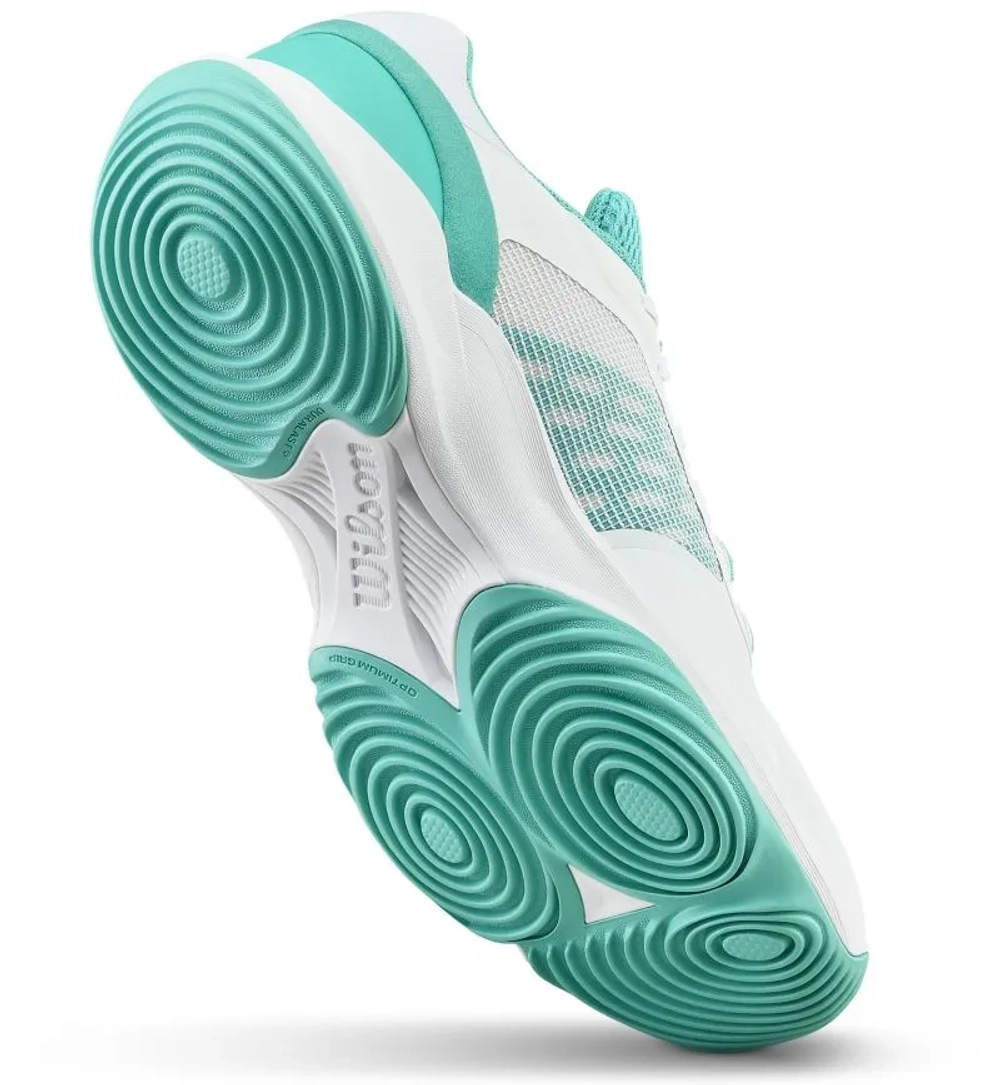Женские кросовки для Padel Wilson Hurakn Pro V2 - white/white/turquoise