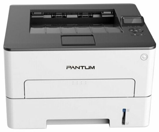 Принтер лазерный Pantum P3300DW, ч/б, A4, белый/черный