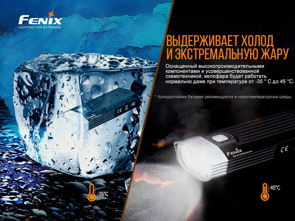 Велофара Fenix BC30 v2.0