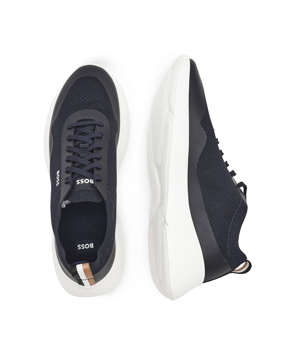 кроссовки dean_runn_kn BOSS BLACK - темно-синий(50480810)