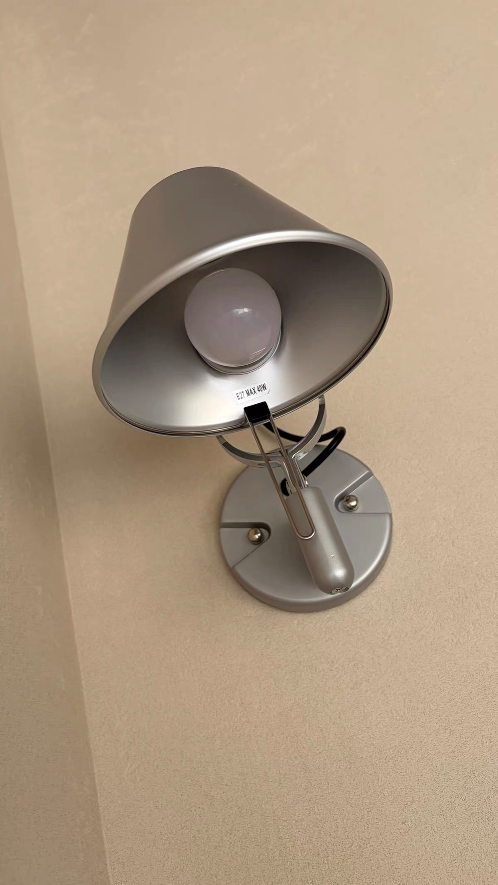 Wall design lamp Tolomeo Micro by Artemide