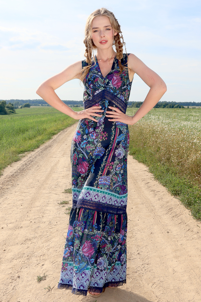 Dress "Frida-24. Blooming June"