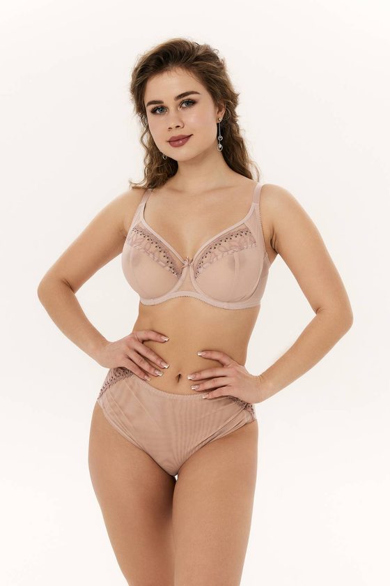 Бюстгальтер мягкая чашка на каркасах с боковым подкроем ZE:BRA_537541