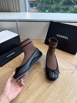 Ботинки балетки Chanel