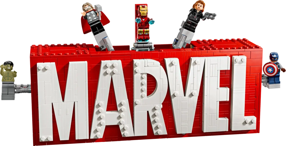 Конструктор LEGO Marvel 76313 Логотип с минифигурками