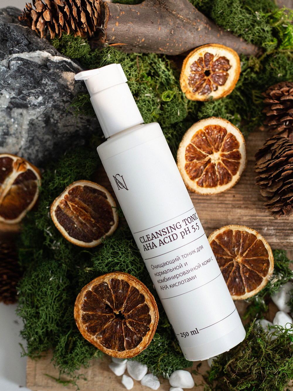 NC Cleanising tonic AHA acid Очищающий тоник для нормальной и комбинированной кожи с AHA-кислотами 250ml
